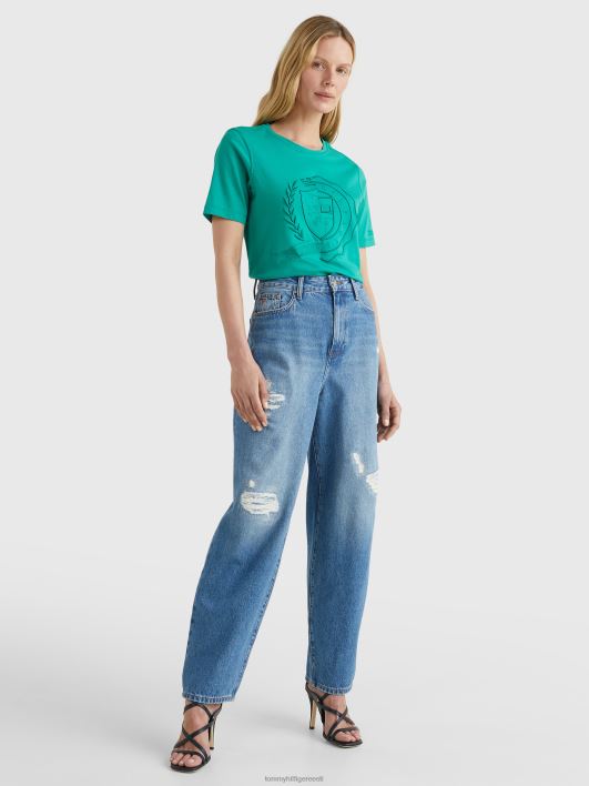 ikooniharjaga tee RJV622867 ikoon roheline Tommy Hilfiger