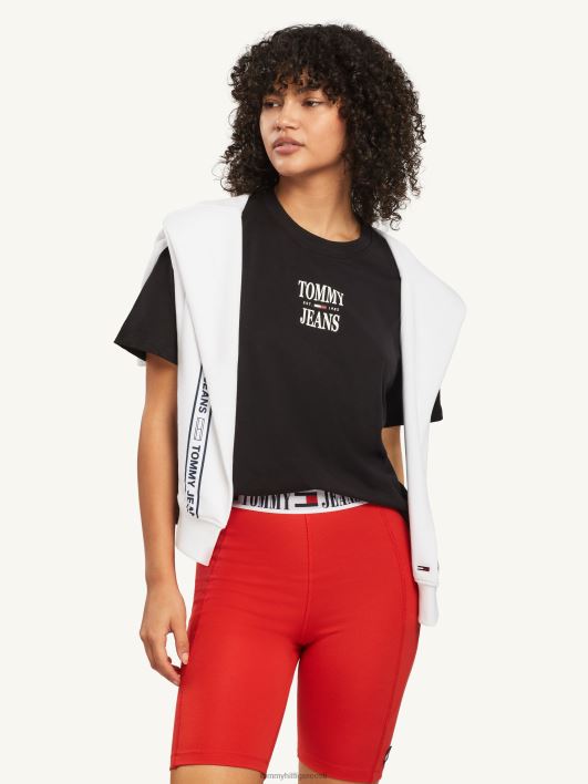 klassikaline oluline logo RJV622747 must Tommy Hilfiger