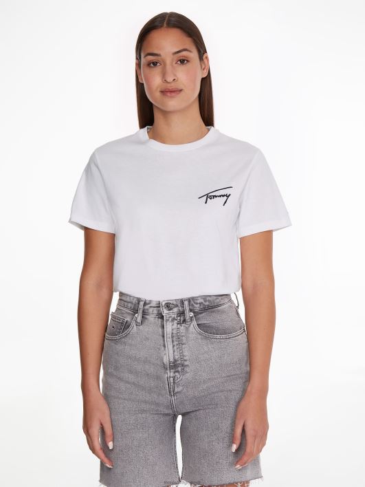 lõdvestunud tee RJV622754 valge Tommy Hilfiger