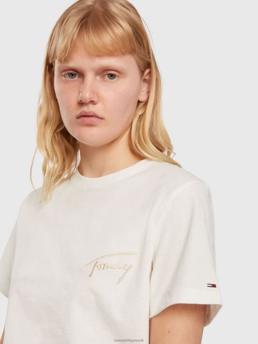 lõdvestunud tee RJV622774 ekru Tommy Hilfiger