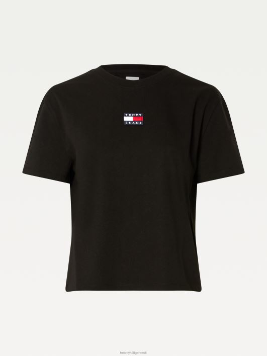 märgi kaelusega T-särk RJV622743 must Tommy Hilfiger