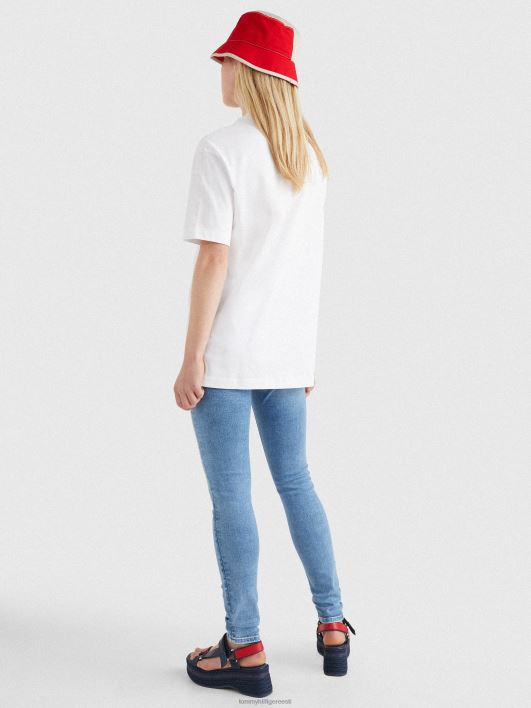 märgi ülisuure sobivusega t-särk RJV622776 valge Tommy Hilfiger