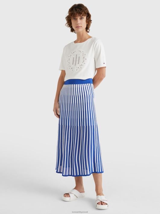 monogrammi aplikatsiooniga T-särk RJV622833 ekru Tommy Hilfiger