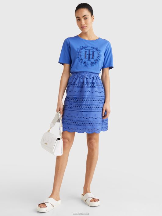 monogrammi rakendus t-särk RJV622829 verona sinine Tommy Hilfiger