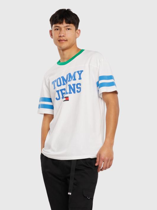 pop ringer tee RJV622889 valge Tommy Hilfiger