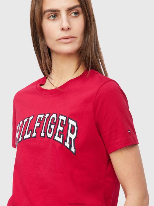 tavaline ülikooli kaelusega tee RJV622854 kuninglik marja Tommy Hilfiger