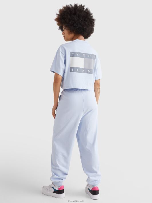 tonaalse logoga graafiline T-särk RJV622814 läbipaistev sinine Tommy Hilfiger