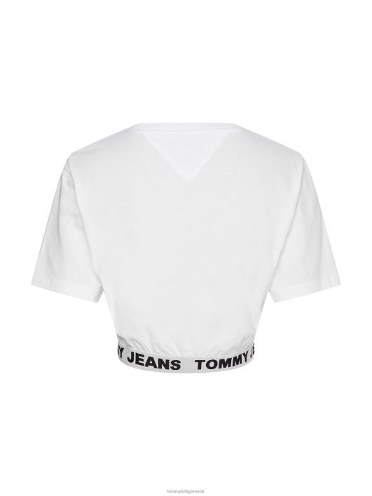 kärbitud logo RJV622902 valge Tommy Hilfiger