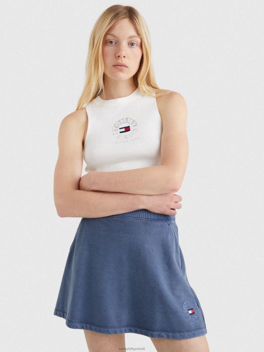 kärbitud logoga tank top RJV622914 ekru Tommy Hilfiger