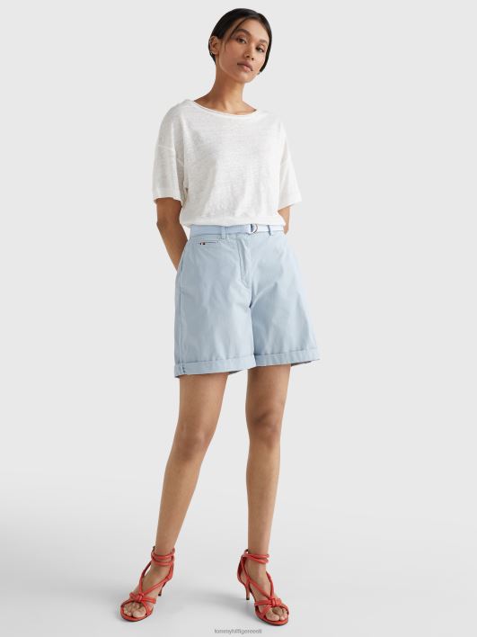 linane relaxed fit t-särk RJV622915 ekru Tommy Hilfiger