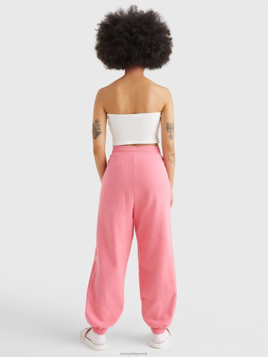 signatuurlogoga kärbitud torupealne RJV622903 ekru Tommy Hilfiger