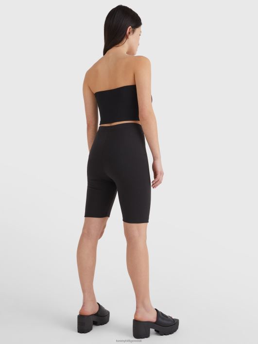 signatuurlogoga kärbitud torupealne RJV622907 must Tommy Hilfiger