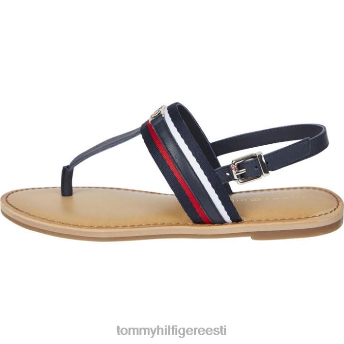 ettevõtte rihmaga lamedad sandaalid RJV6219589 kõrbe taevas Tommy Hilfiger