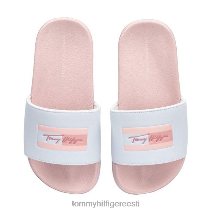 juunioride skripti slaidid RJV6220078 roosa/valge c134 Tommy Hilfiger