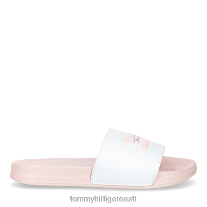 juunioride skripti slaidid RJV6220078 roosa/valge c134 Tommy Hilfiger