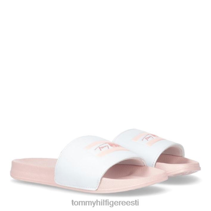 juunioride skripti slaidid RJV6220078 roosa/valge c134 Tommy Hilfiger