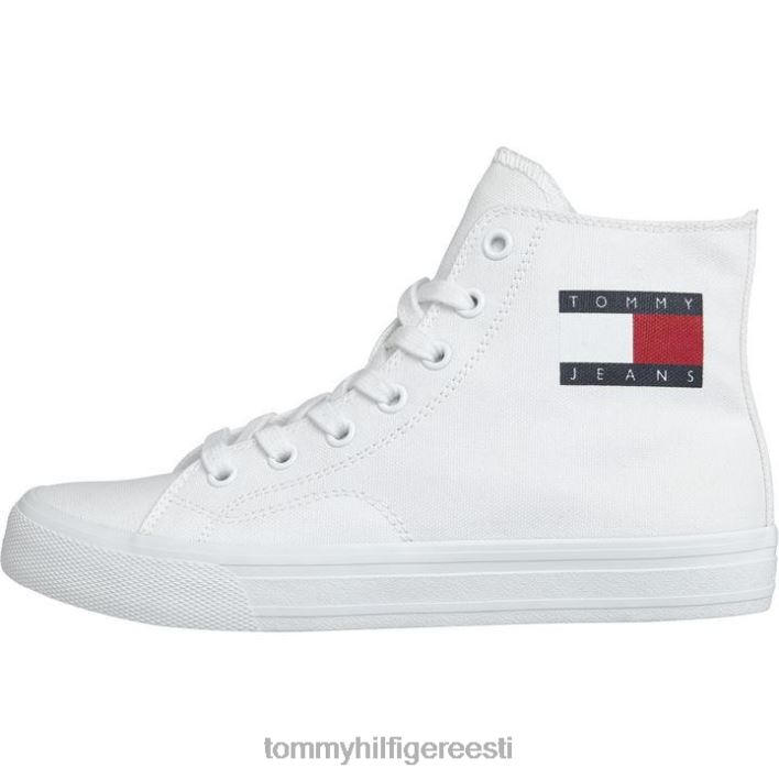 kõrged lõuendist trenažöörid RJV6220060 valge Tommy Hilfiger