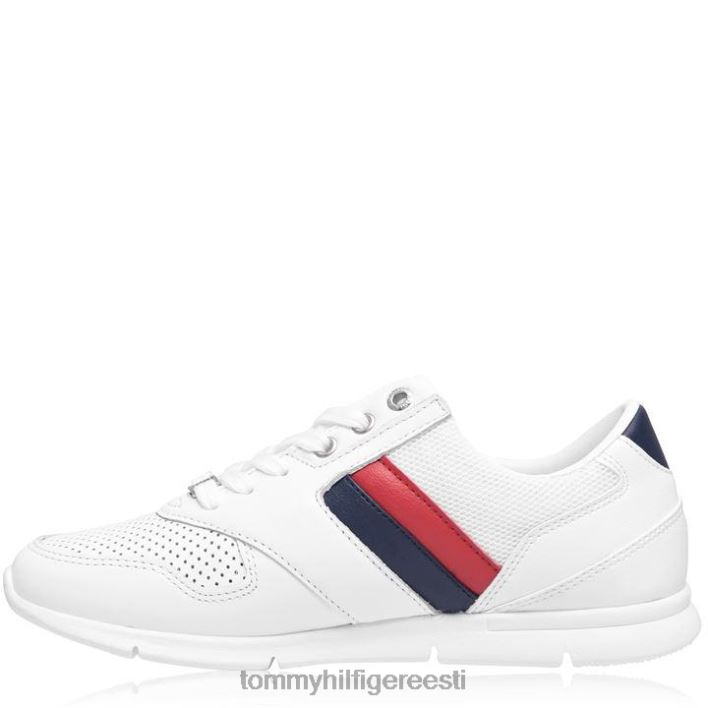 kerged nahast trenažöörid RJV6220262 valge rwb Tommy Hilfiger