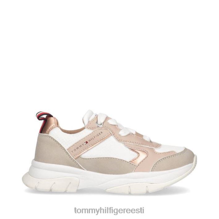 khaled chunky trainers juunior RJV6219834 beež/roosa a167 Tommy Hilfiger