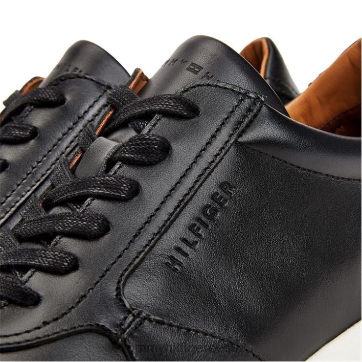 klassikalised esmaklassilised nahast jalatsid RJV6219529 must Tommy Hilfiger