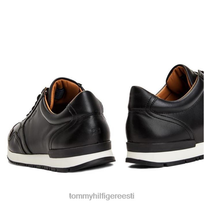 klassikalised esmaklassilised nahast jalatsid RJV6219529 must Tommy Hilfiger