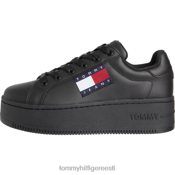 olulised ikoonid flatform trenažöörid RJV6219496 mustad voodid Tommy Hilfiger