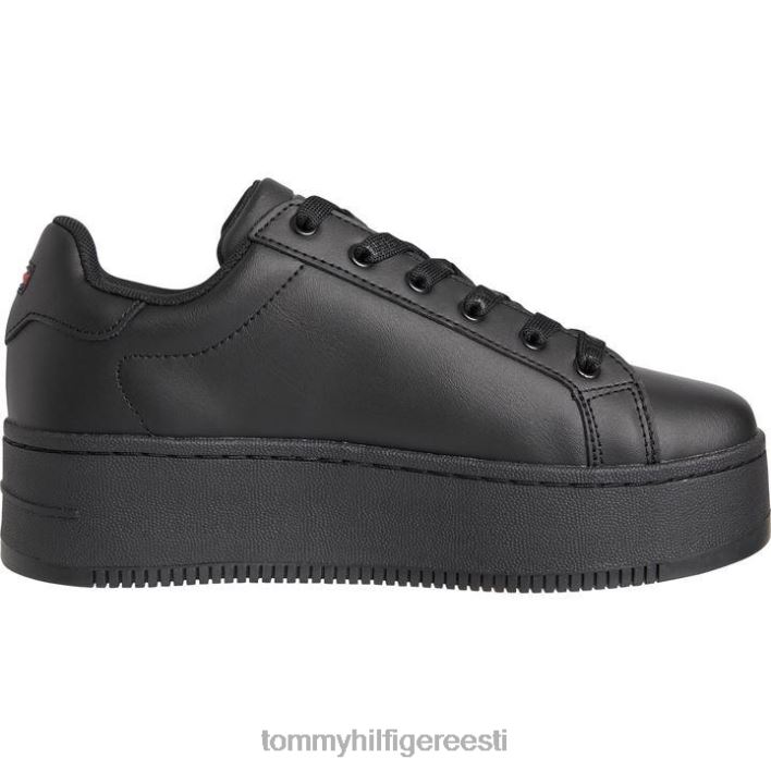 olulised ikoonid flatform trenažöörid RJV6219496 mustad voodid Tommy Hilfiger