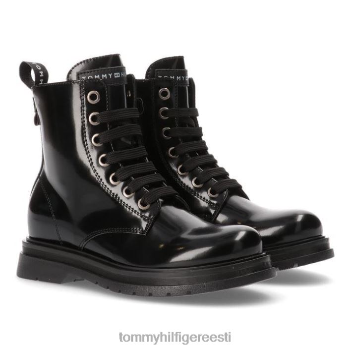 patenteeritud pitsist saapad RJV6219628 must 999 Tommy Hilfiger