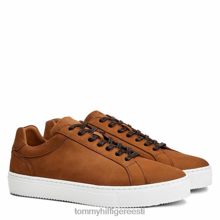 premium cupsole nubukist trenažöörid RJV6219948 konjak/valge Tommy Hilfiger