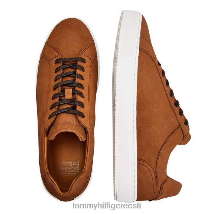 premium cupsole nubukist trenažöörid RJV6219948 konjak/valge Tommy Hilfiger