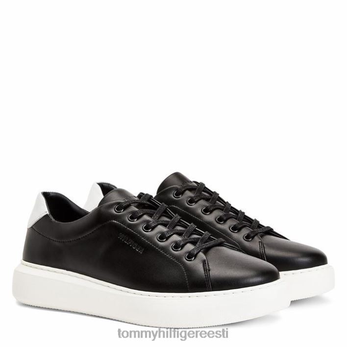tipptõste madalad trenažöörid RJV6220224 must valge Tommy Hilfiger
