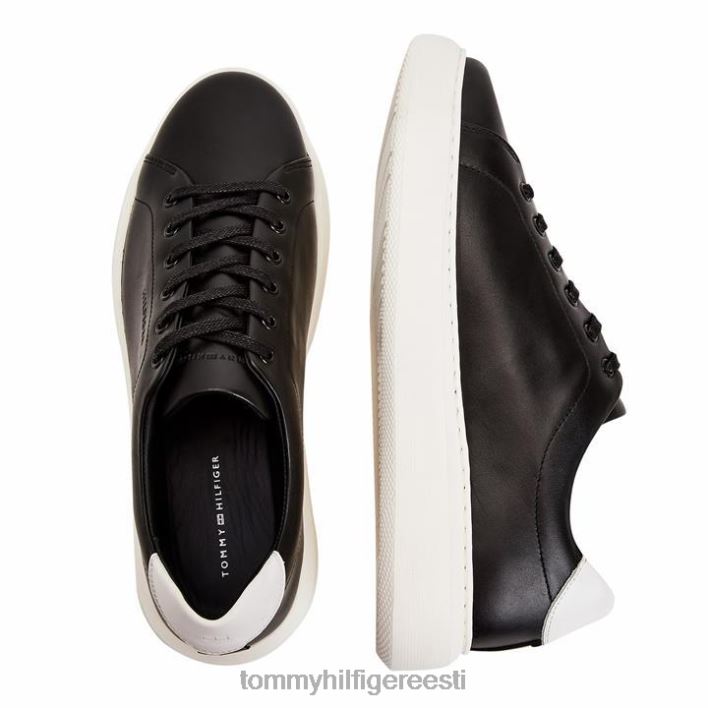 tipptõste madalad trenažöörid RJV6220224 must valge Tommy Hilfiger