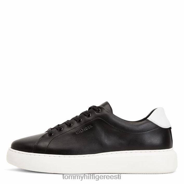 tipptõste madalad trenažöörid RJV6220224 must valge Tommy Hilfiger