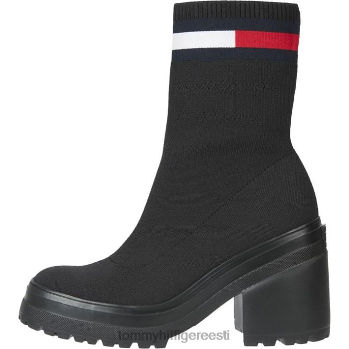 veekindlad silmkoelised saapad RJV6220920 must Tommy Hilfiger