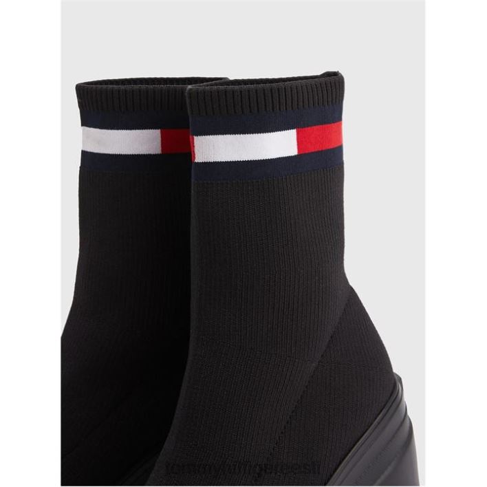 veekindlad silmkoelised saapad RJV6220920 must Tommy Hilfiger