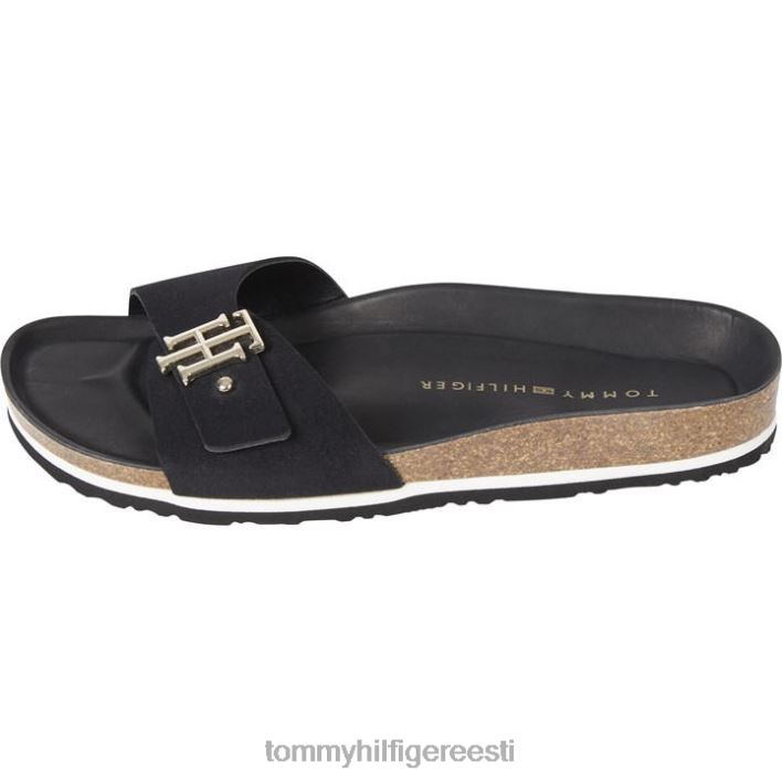 vormitud jalaga sandaalid RJV6219568 must Tommy Hilfiger