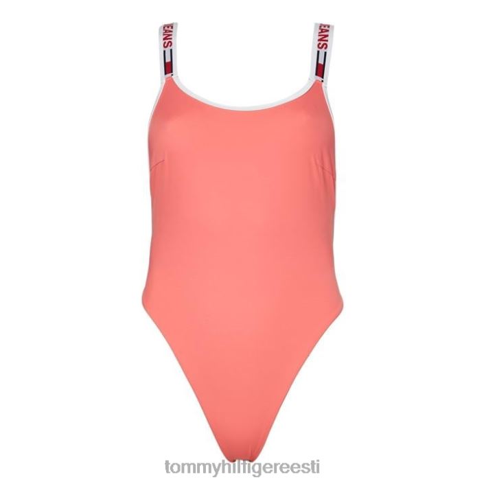 Brasiilia madala seljaga ujumistrikoo RJV6220351 mooni roosa Tommy Hilfiger