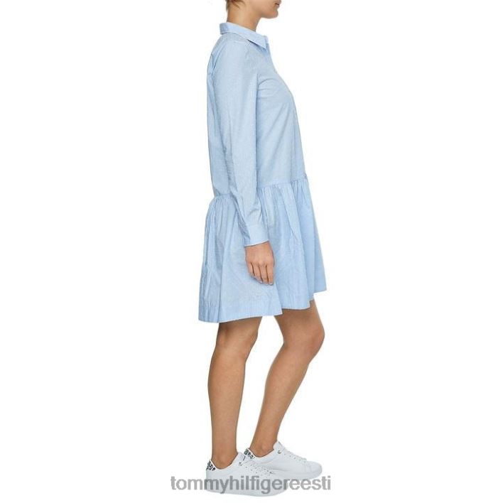 Dobby särk kleit RJV6219909 dobby/sinine 02d Tommy Hilfiger