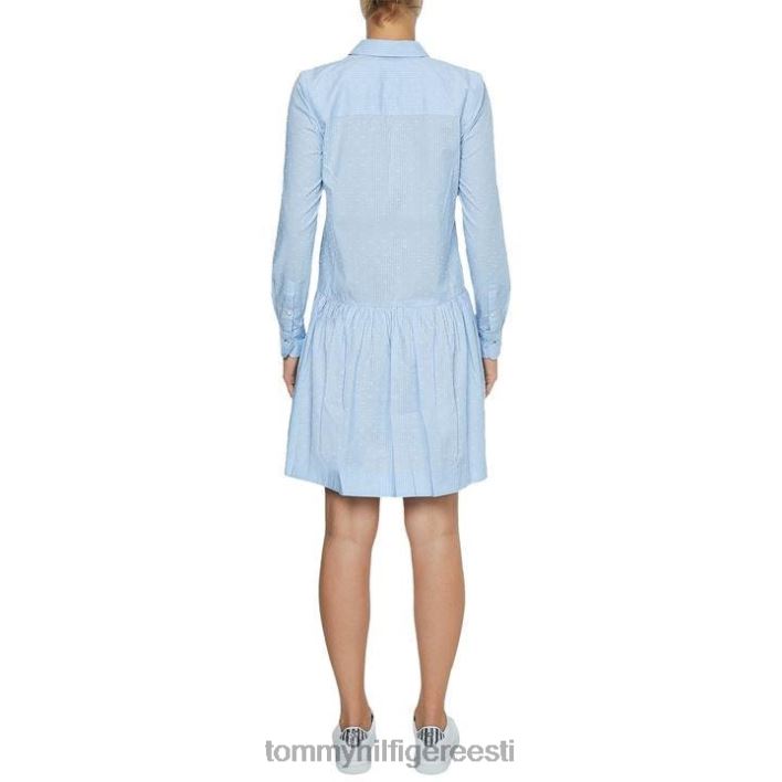 Dobby särk kleit RJV6219909 dobby/sinine 02d Tommy Hilfiger