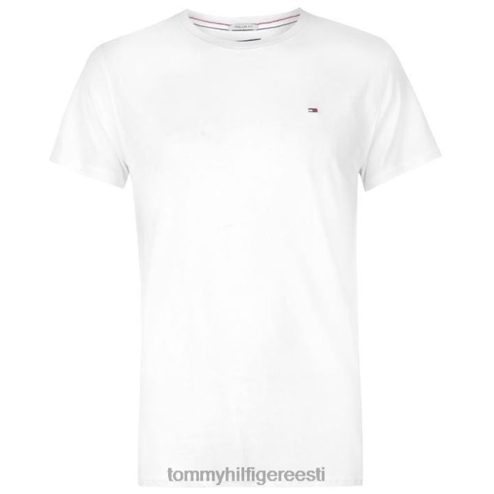 Meeskonnakaelusega tee RJV6219520 valge Tommy Hilfiger