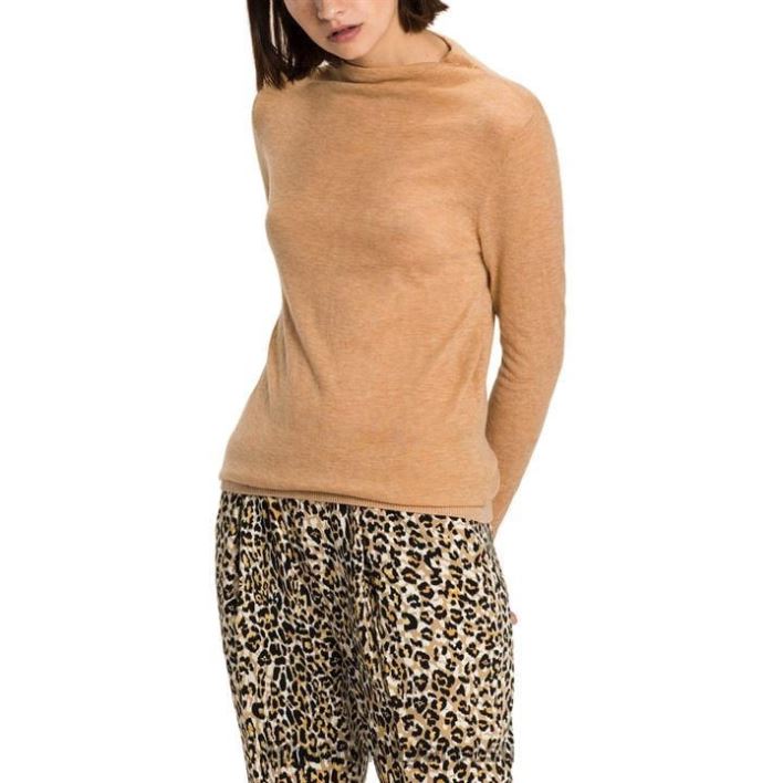 adelina kõrge kaelusega kampsun RJV6220742 pruun Tommy Hilfiger