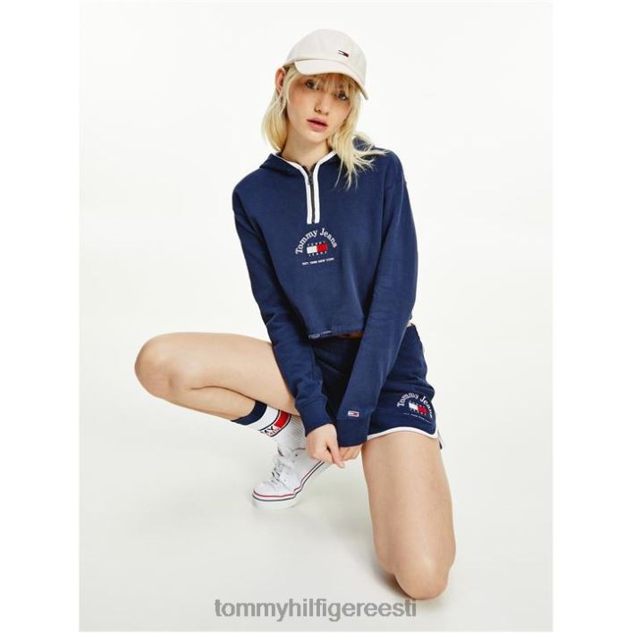 ajatu crop hoodie RJV6220878 Twlightt Navy c87 Tommy Hilfiger