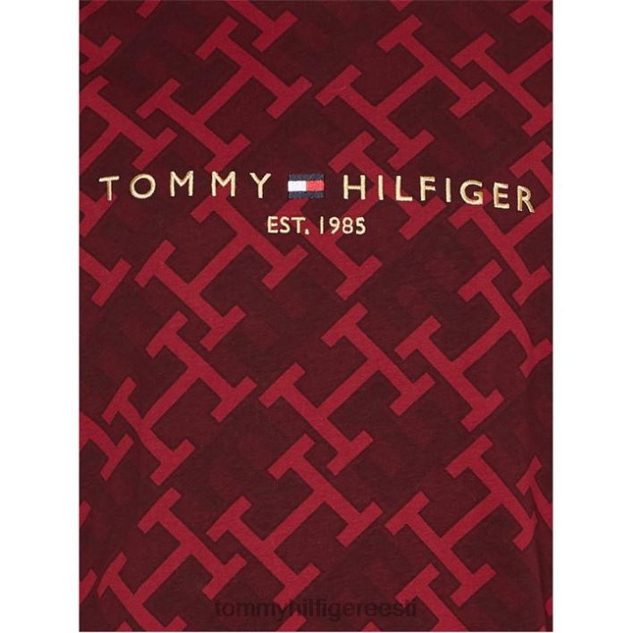 aop monogramm tommy logo tee RJV6220203 punane 0kq Tommy Hilfiger