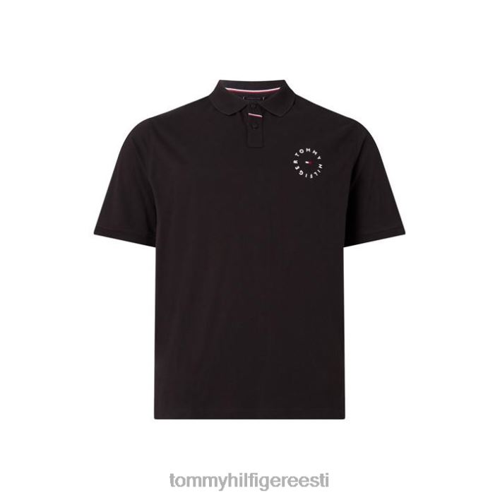bt ümara logoga polosärk RJV6219669 must Tommy Hilfiger