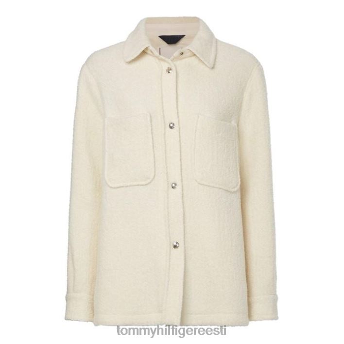 bukleevillasegu lühike jakk RJV6220995 ecru ybl Tommy Hilfiger