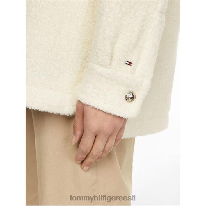 bukleevillasegu lühike jakk RJV6220995 ecru ybl Tommy Hilfiger