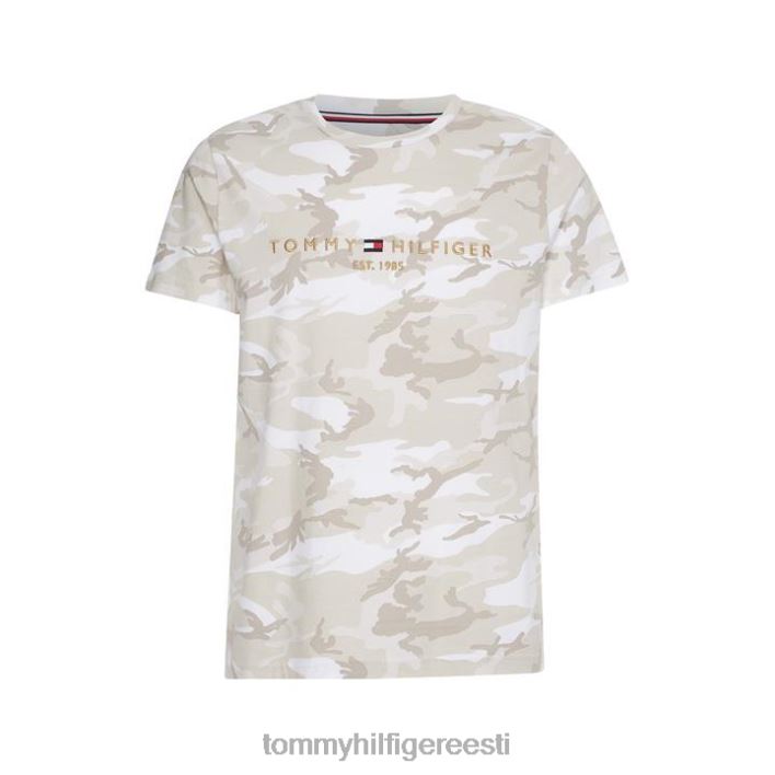 camo logoga T-särk RJV6219870 ecru camo 0k4 Tommy Hilfiger