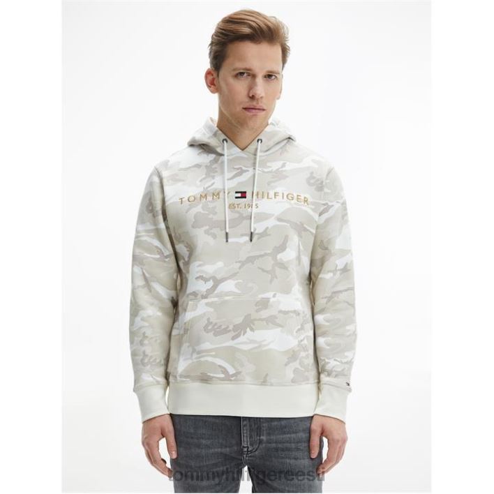 camo tommy logoga kapuuts RJV6219573 ecru camo 0k4 Tommy Hilfiger