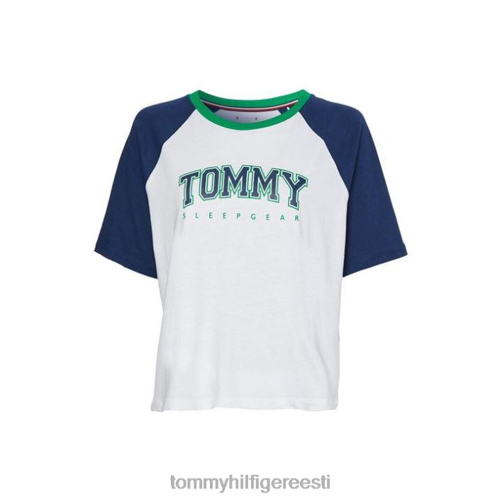 cn ss tee RJV6220664 valge/merepunane Tommy Hilfiger