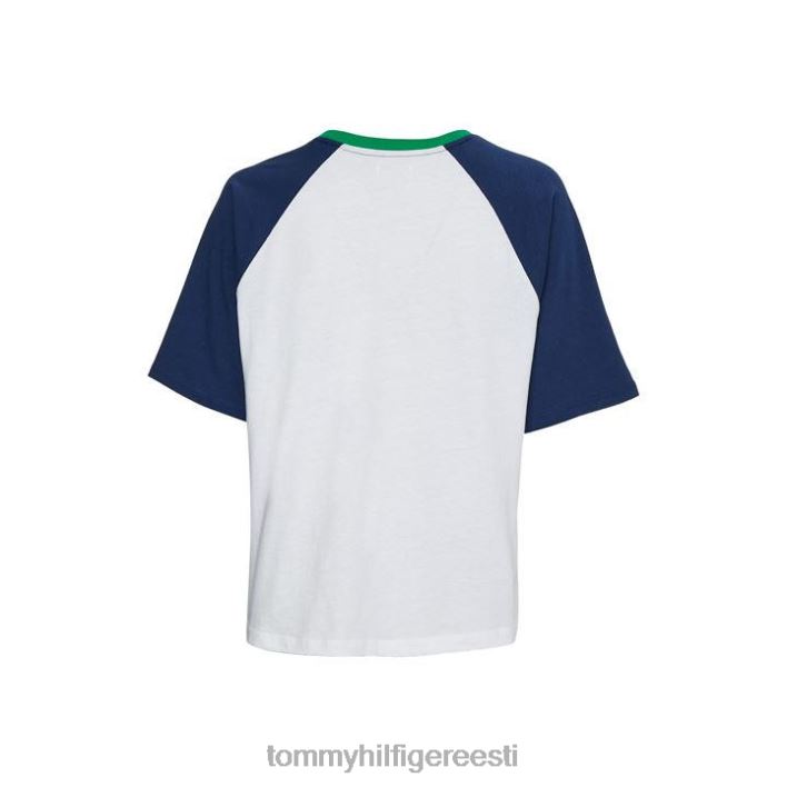 cn ss tee RJV6220664 valge/merepunane Tommy Hilfiger